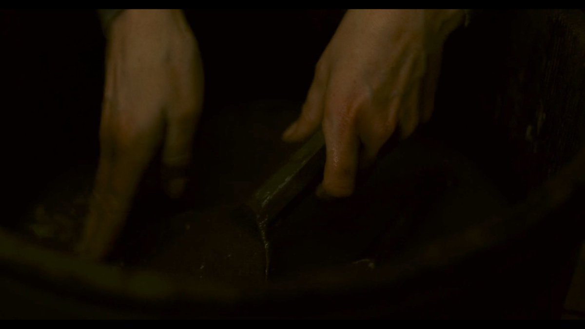 A scientist in  #Ammonite states, "My father would turn in grave if he saw I had gone to bed without cleaning his tools." A woman's kiss pulls her from the washing.Audre Lorde wrote: “The master’s tools will never dismantle the master’s house.” Will these women find new tools?