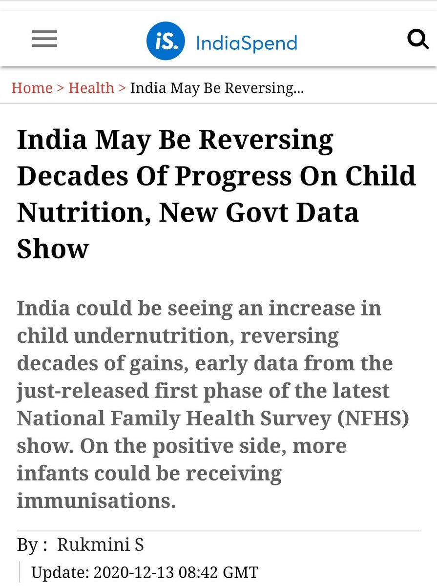 Anganwadi workers are not even being paid the honorarium they are due on time and the safety gear they require, let alone the minimum wages and benefits they are demanding.Coincidentally, malnutrition is increasing; more children are stunted, wasting and underweight.