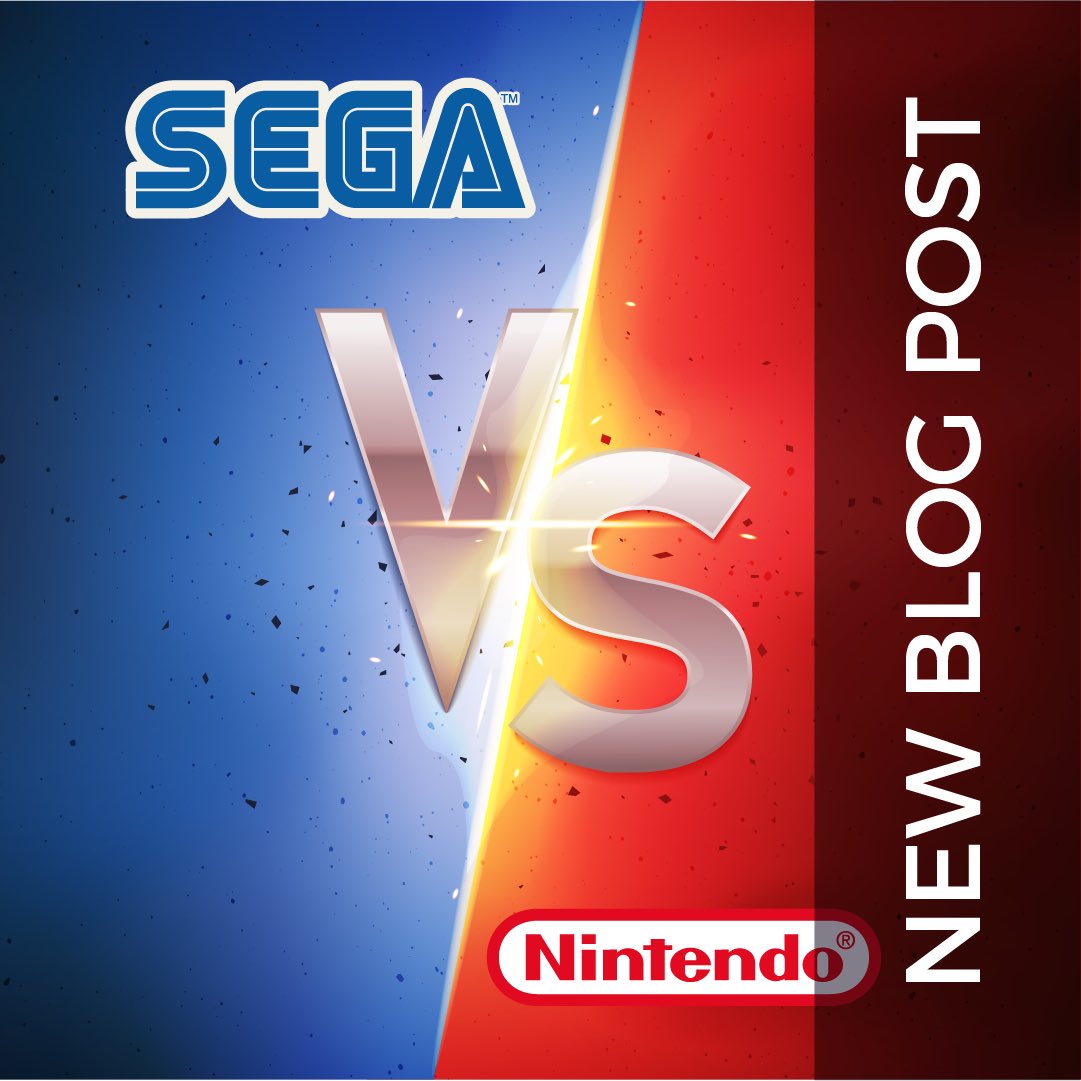 brandadapt's tweet photo. In our new blog, we continue the gaming theme with the intense rivalry of Sega and Nintendo. 

https://t.co/oNKg1lZFUZ
#sega #gaming #nintendo #segavsnintendo https://t.co/pFiGZWkwxO