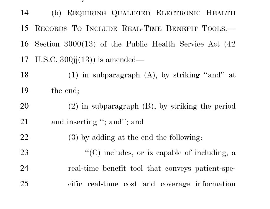 And, a piece on real time benefit checks! Basically adding standards for these tools—which can help reduce out of pocket costs—and embeds RTBC as a requirement in MIPS.