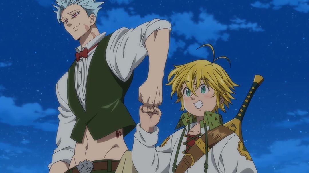 Comme par exemple avec Ban quant il lui pardonne facilement sa tentative de le tuer.Au final le départ de Meliodas du clan déclencha la Guerre Sainte (lui qu’il ne voulait « plus ce conflit » l’a au final amplifié). Dans cette guerre il était un des éléments majeur de