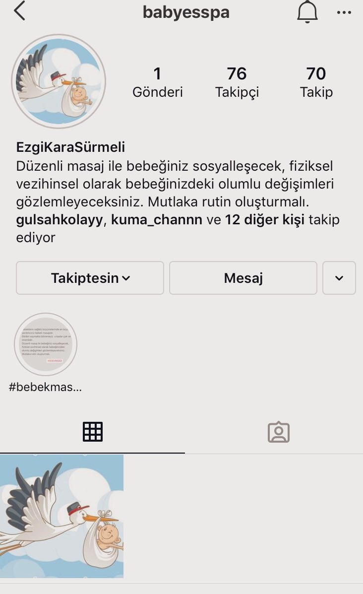 <a href="/BabyEsSpa/">EzgiKaraSürmeli</a>  #instagram hesabımız da hazır bekleriz ☺️ .
#baby #bebekmasajı #kolikbebek #bebek #masaj #hidroterapi #refleksoloji
