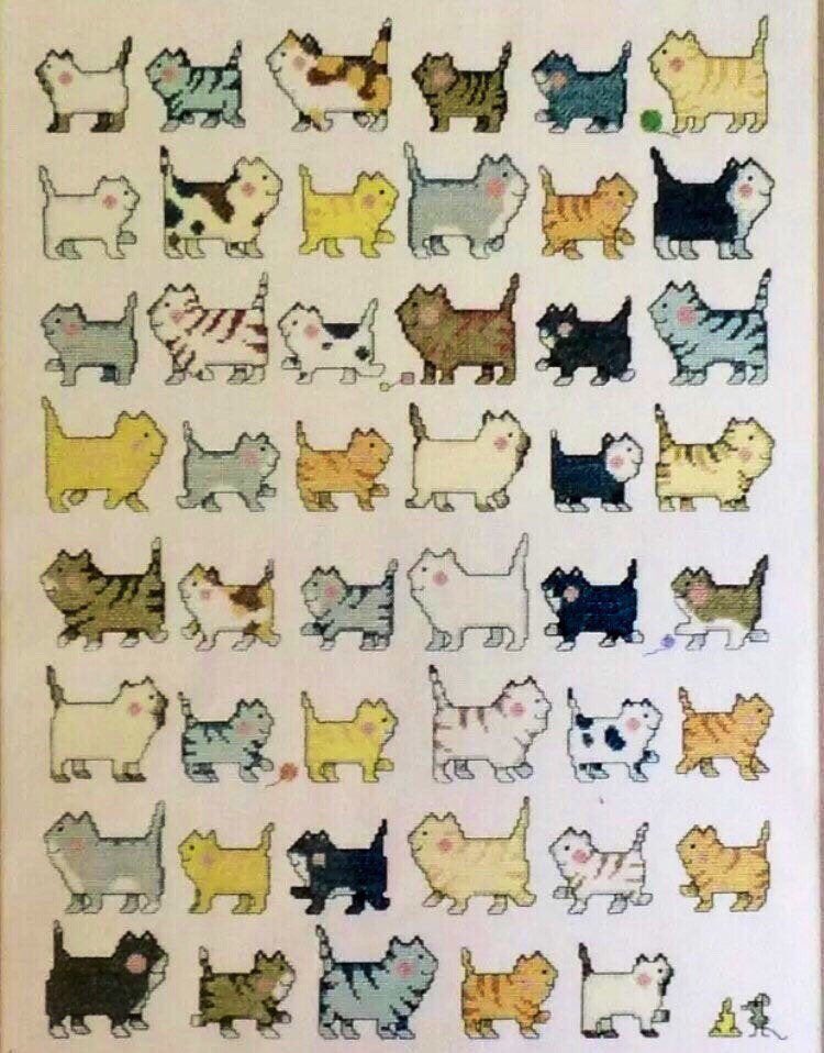 247LovingLife's tweet photo. #etsy shop: Needle Treasures Very Rare  "I Love Cats" Counted Cross Stitch Kit https://t.co/PPSwVJzQ6l https://t.co/wwP6NZlJ9Q