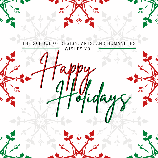 Wishing you and your family a wonderful holiday season! DAH social media accounts will fully transition in the new year as the University switches to its new structure. 

Follow the new College of Sciences and Humanities <a href="/marymountcsh/">Sciences and Humanities</a>!