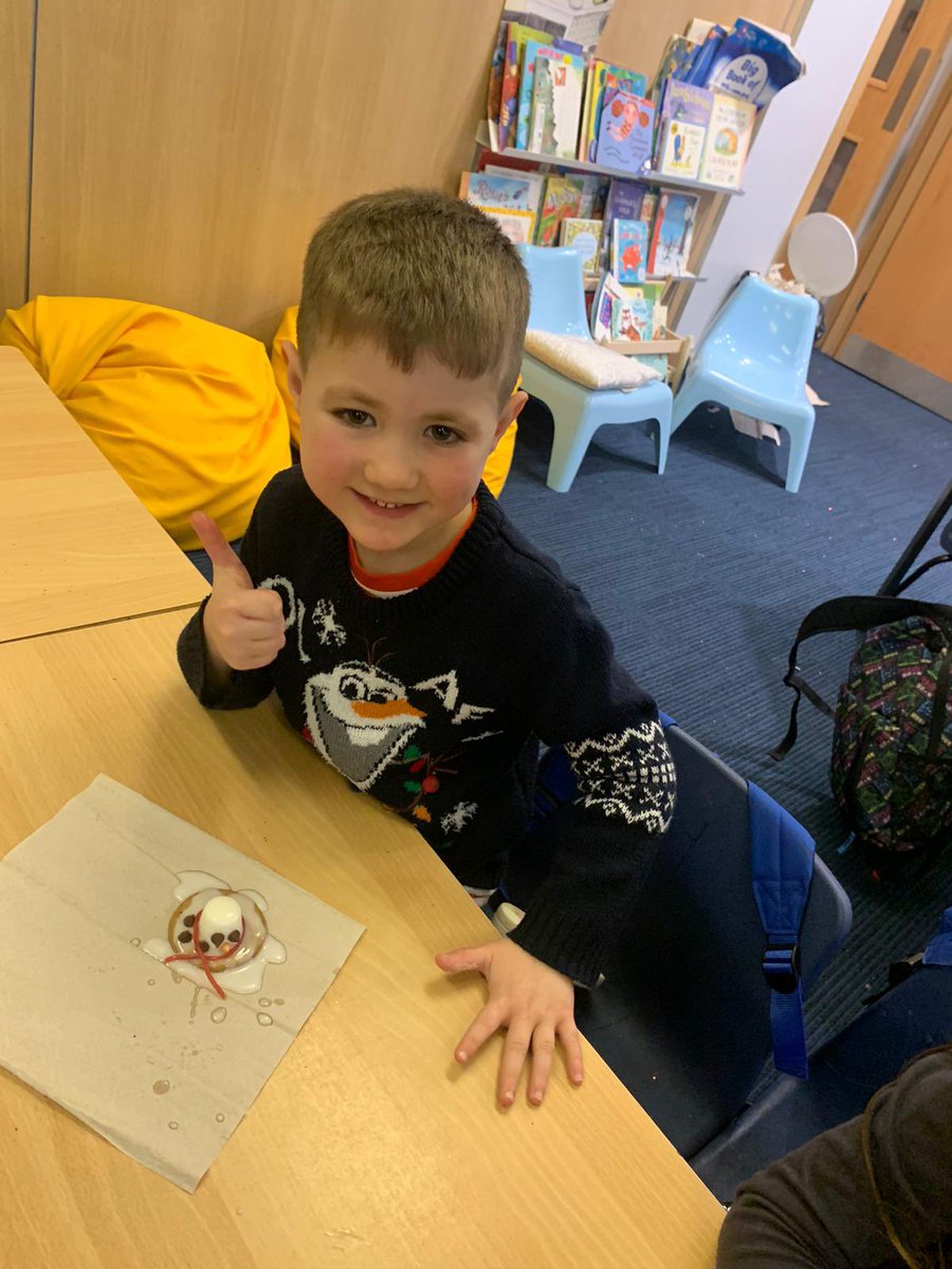 KingsOakSchool's tweet photo. Super fun symmetry and Christmas melted snowmen biscuits with in P2/1. @KingsOakSchool #KingsOakP2_1 https://t.co/QETR7Z3GU6