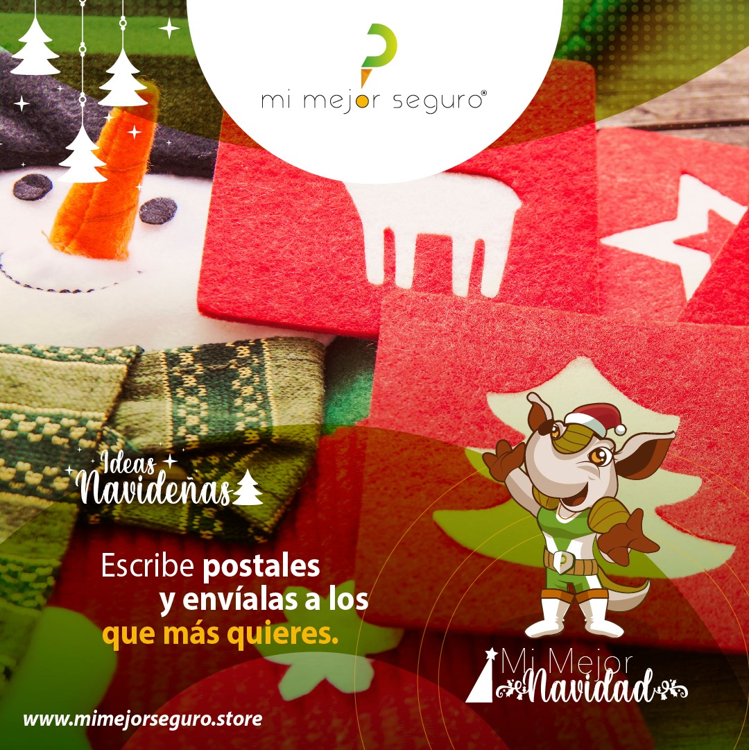 PrecemSeguros's tweet photo. En medio de la pandemia, debemos pensar en el bienestar de quienes amamos, es por esto que hacer postales navideñas es una excelente idea para sentirte cerca de ellos a pesar de la distancia.
#MiMejorSeguro #Precem #Seguros #Navidad #MiMejorNavidad #Ideas #EsMejorEstarSeguro https://t.co/Now6Km2Hmn