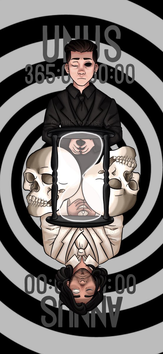 multimonstah's tweet photo. How are all the Unus Annus fans doing? It’s been a month and this wallpaper’s been almost a month in the making. The link to the speedpaint and download for this are in my bio! @markiplier @CrankGameplays #UnusAnnus https://t.co/4lvjzIK19f
