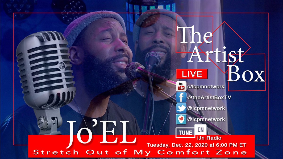 TheArtistBoxTV's tweet photo. Join Princess with Jo'EL, Worship Leader on being stretched out of his comfort zone.  Watch his new Facebook video of "Mary Did You Know".  Support Jo'EL CashAp: $joelmac83

#JoEL #ComfortZone #TheArtistBox #GospelMusic #GospelHipHop #Christmas #MaryDidYouKnow https://t.co/tVbdjS9zod