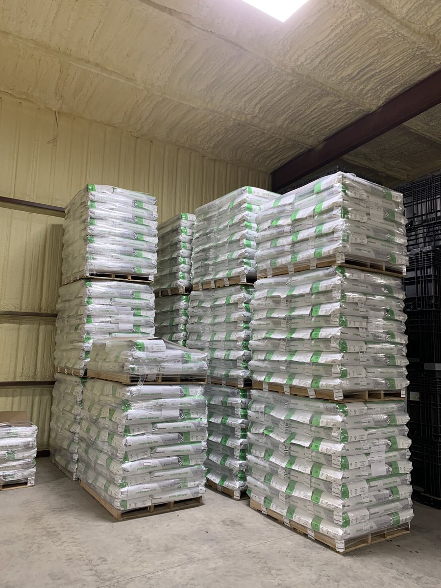 Another fresh load of seed arrived today. Spring is coming! #growstrong 🌽💪