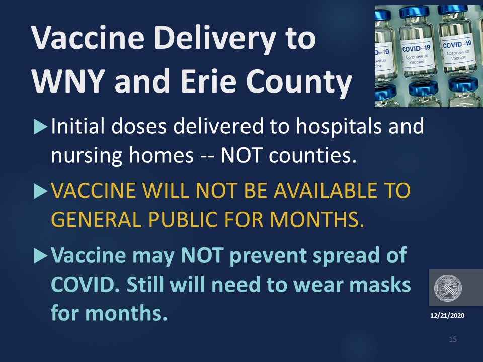 Erie County Department of Health 😷 on Twitter "A note about our COVID
