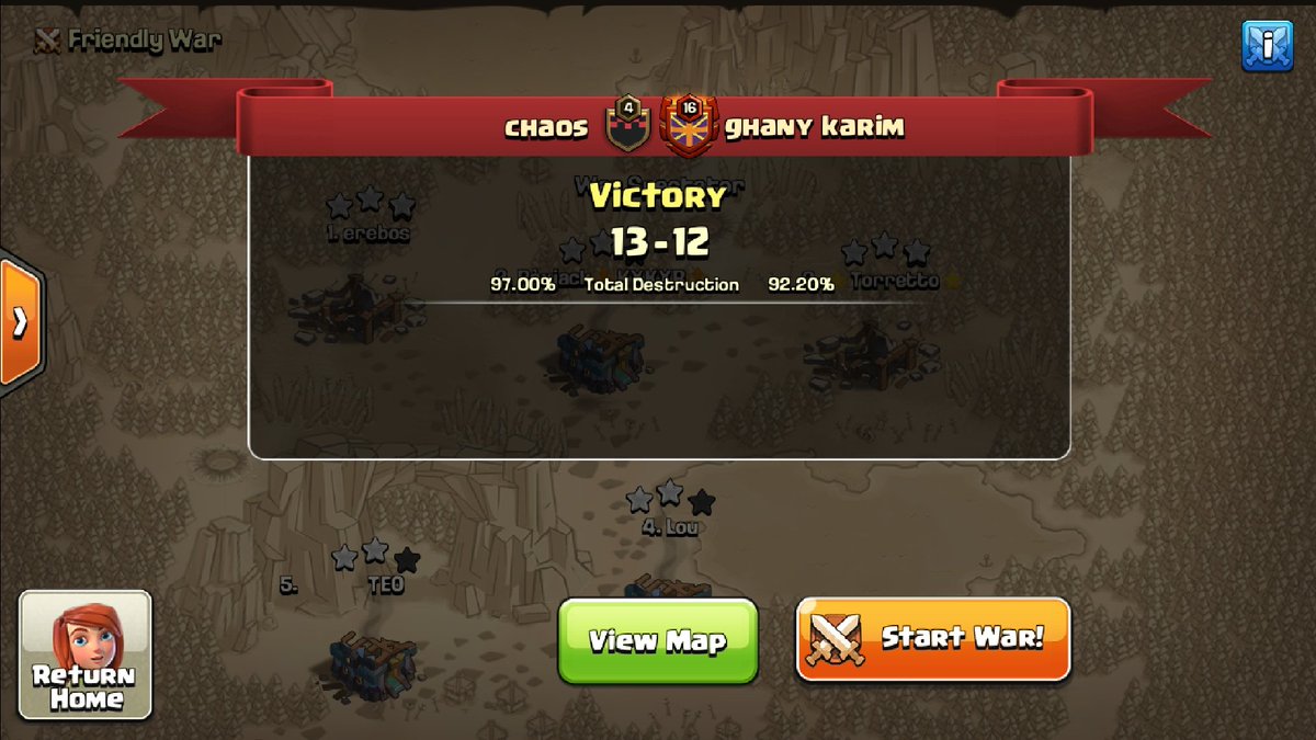 ChaosTeamCoc's tweet photo. One step away from the GrandFinal at @FGLcoc
⭐⭐⭐
@lou93086312
@Teo_coc
#Rexjackk https://t.co/zPyb5zqsvi