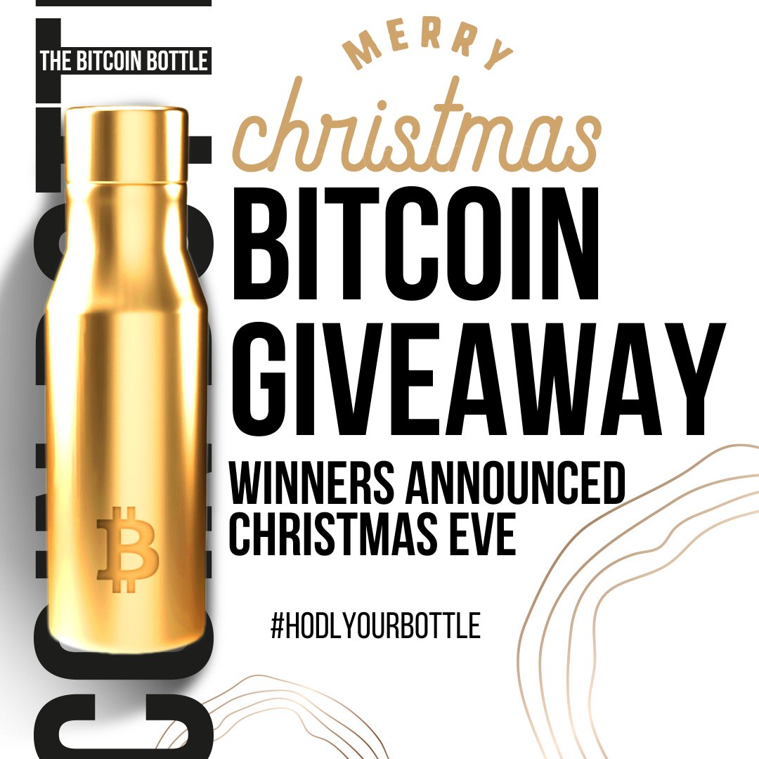 bitcoin_bottle's tweet photo. Thank you to all of our new followers! 🍀

We're giving away $25 #Bitcoin in 72 hours, make sure to follow us @bitcoin_bottle, tag 3 friends &amp; retweet! 🎉

Good luck lovers of earth, water &amp; $BTC 🍀

💧 Save the world: https://t.co/MEeYXBALIn ♻️ https://t.co/TT7ZpFnCwB