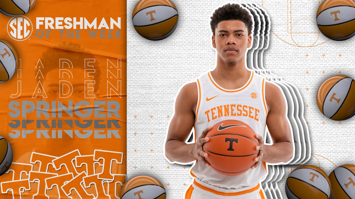 SEC's tweet photo. #SECMBB Freshman of the Week: @jadenspringer11

Full release » https://t.co/qMcmi4GnqU. https://t.co/z13SFHg9TR