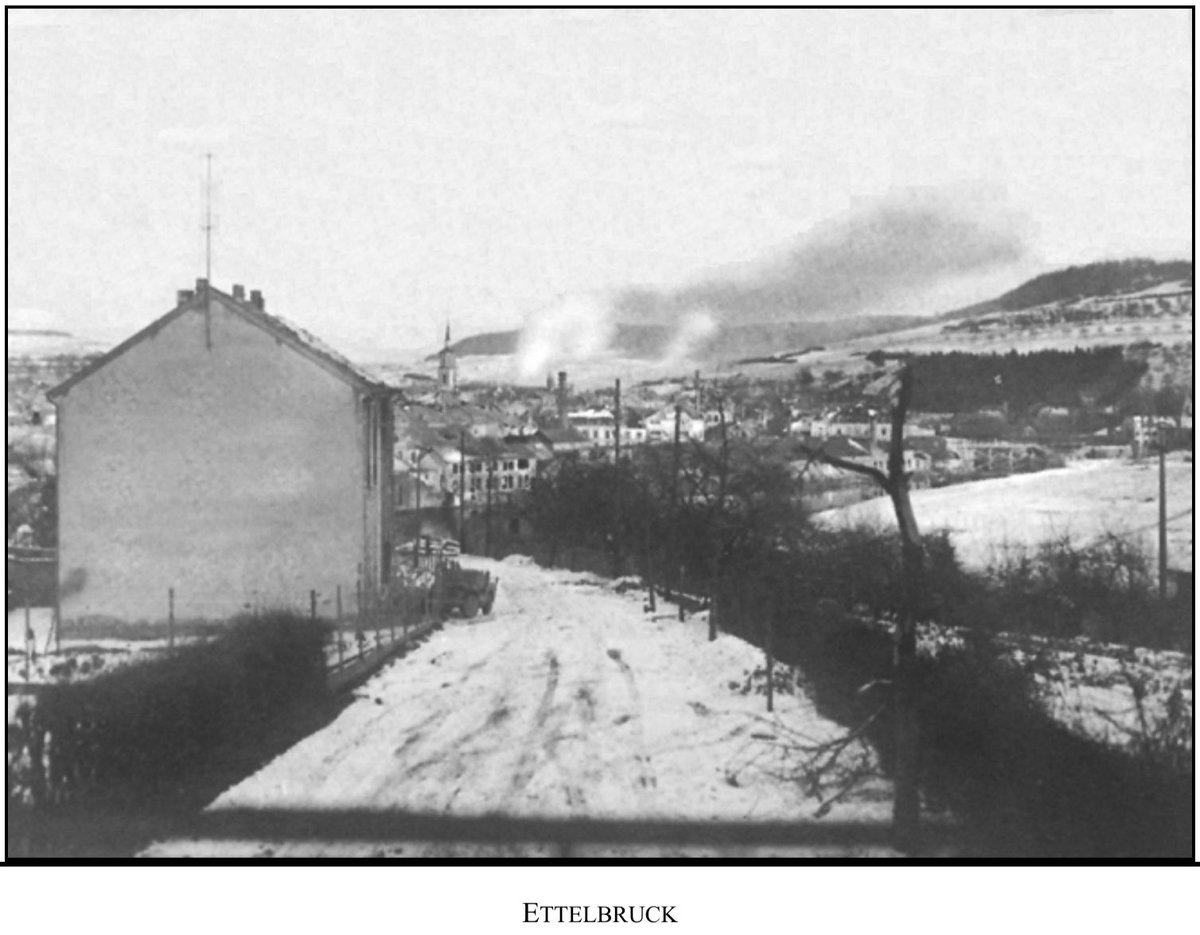 During the night of 19/20th, 109th engineers blew the bridges at Ettelbruck & evacuated some distance further west.Their position impossible, they remained in position until they would soon be replaced by units of the 80ID from the SE.The last we will hear from them.2)