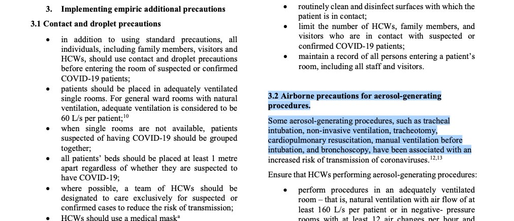 "The WHO further justified this approach by claiming that the less invasive positive air pressure machines could result in the spread of aerosols, potentially infecting healthcare workers with the virus." https://jordanschachtel.substack.com/p/first-choice-how-china-and-the-who