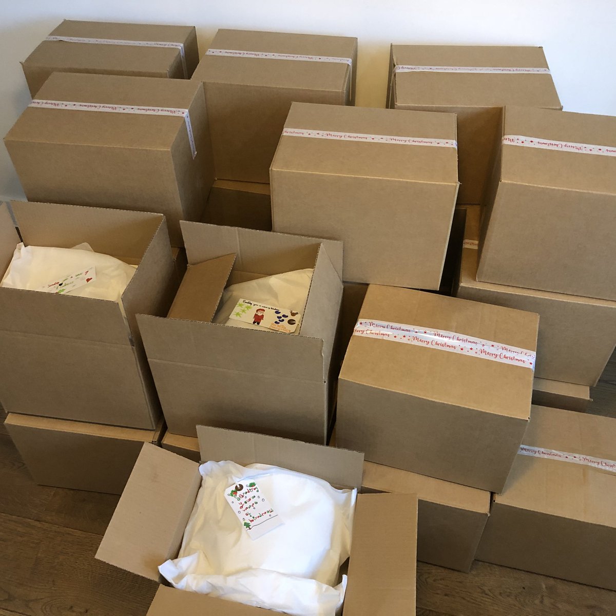 Next wave of art parcels heading out!Huge thanks to the team <a href="/Redkitehousing/">Red Kite</a> for distributing them to families. Brilliant boxes donated kindly by Aylesbury Box Company <a href="/l_jamieson/">Luke Jamieson</a> thank you! @tcf_uk <a href="/BucksCouncil/">Buckinghamshire Council</a> <a href="/kindness_wave/">Pure Humanity</a> <a href="/KindnessWave/">TheKindnessWave CIC</a>