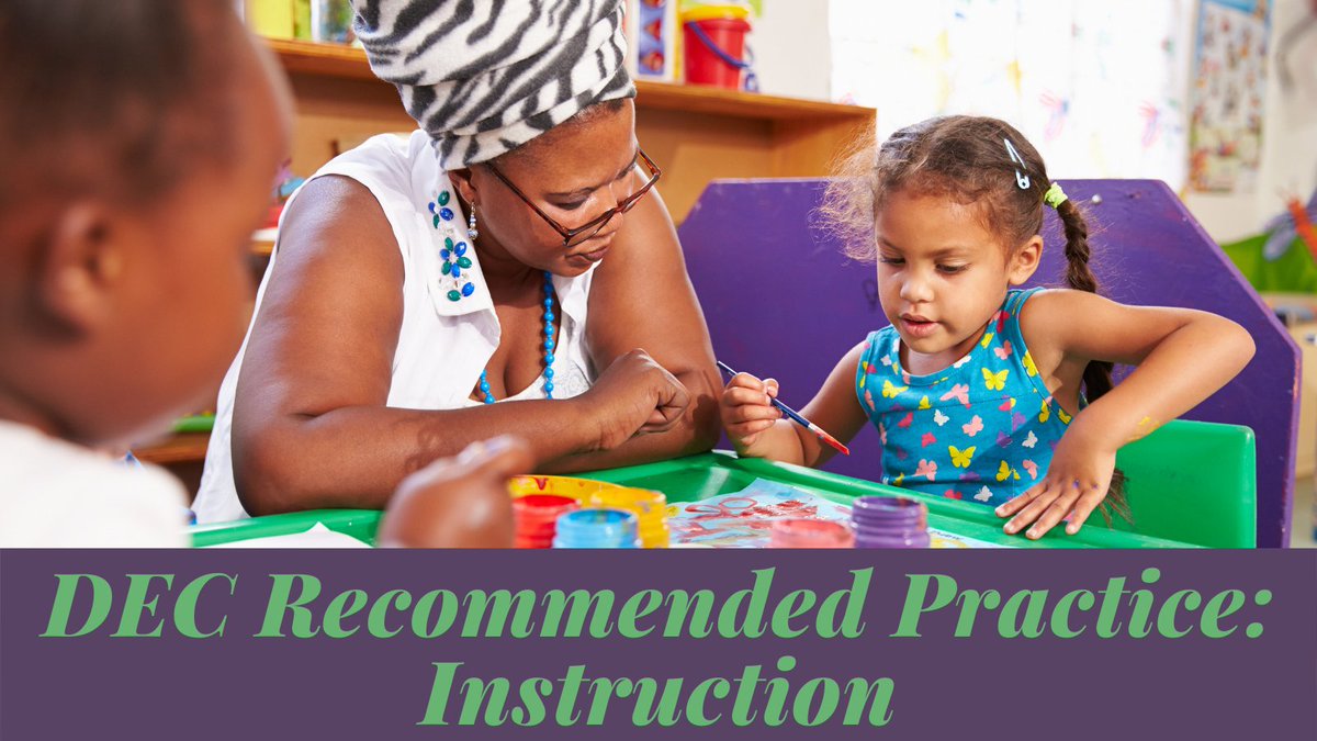 DecKansas's tweet photo. DEC Recommended Practice: Instruction

This week we shift our focus to Instruction. These practices are a cornerstone of early intervention and early childhood special education. 

To learn more about the DEC RP of Instruction, please visit the DEC site: https://t.co/XP1s9YLVON https://t.co/53ysQgkxrU