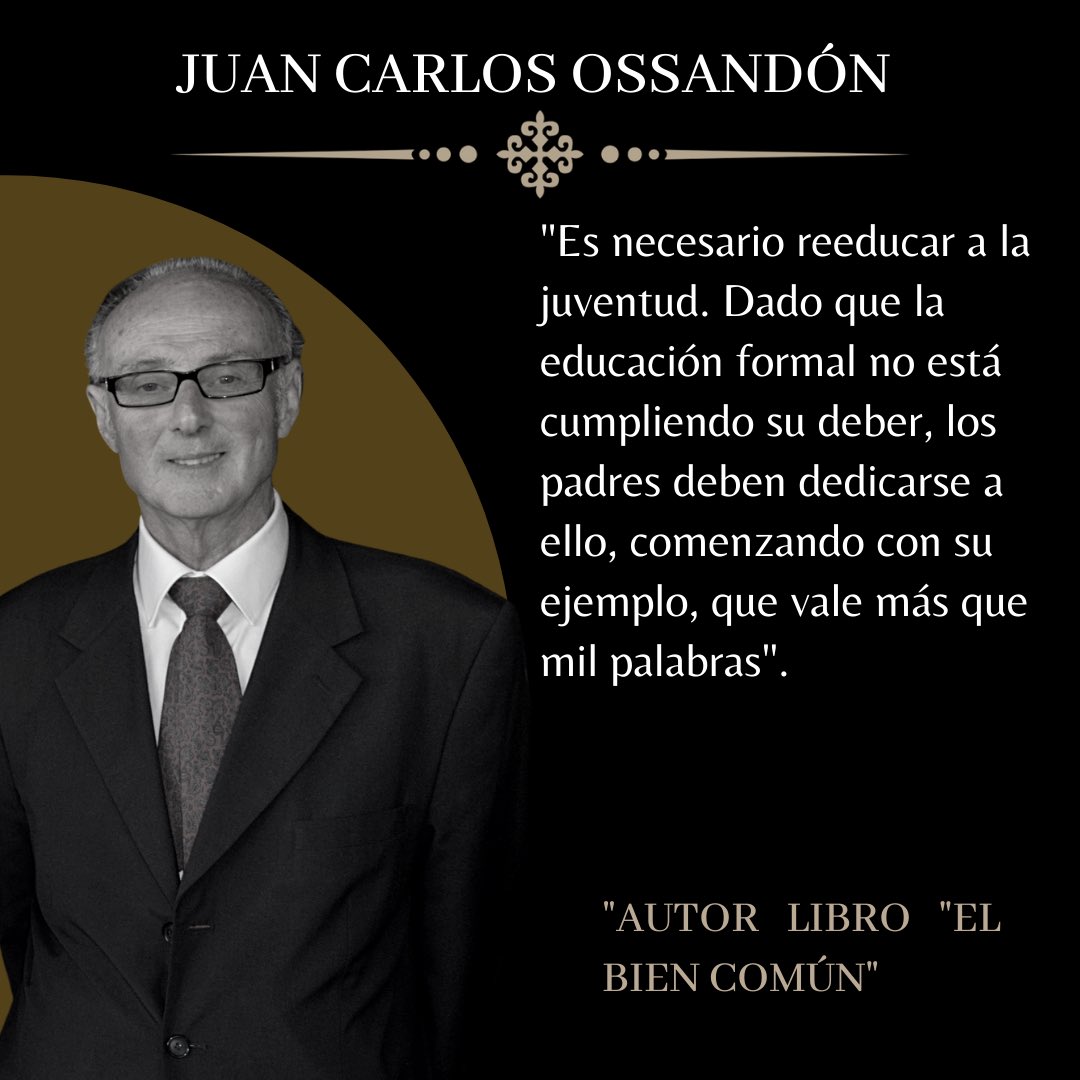 ￼
¿Crees que son tiempos en que es ignorado el “Bien común” en nuestra sociedad?
 
Justamente es lo que trata el profesor Juan Carlos Ossandón, autor de “El Bien Común”, libro que aborda este concepto, definición y contenido, relación con la moral, economía y justicia.