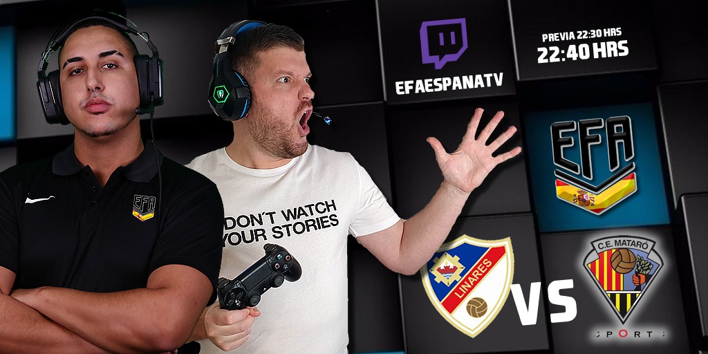 ¡PAR TI DA ZO 🔥!

Se la juegan @LinaresEsports y <a href="/CEMataroeSports/">CE Mataro eSports</a> por el ascenso y además por el título de 3era División 🏆 de <a href="/EfaEspana/">🇪🇸EFA ESPAÑA🇪🇸</a> 🎙🎮

Les esperamos para narrarles este juegazo!