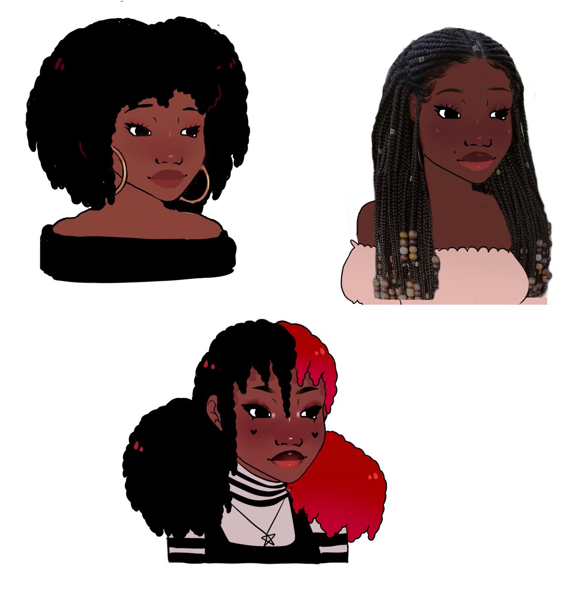 UnicornNextDoor's tweet photo. the black girl wojak memes are giving me so much serotonin https://t.co/OSzLTXwf4c
