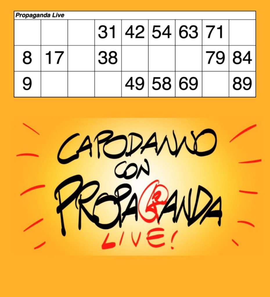 Giulia_Cose's tweet photo. Per capodanno sono a posto, grazie! 😎😎😎🎉🎉🎉
#propagandalive #propagandatombola https://t.co/4VRvndibjj