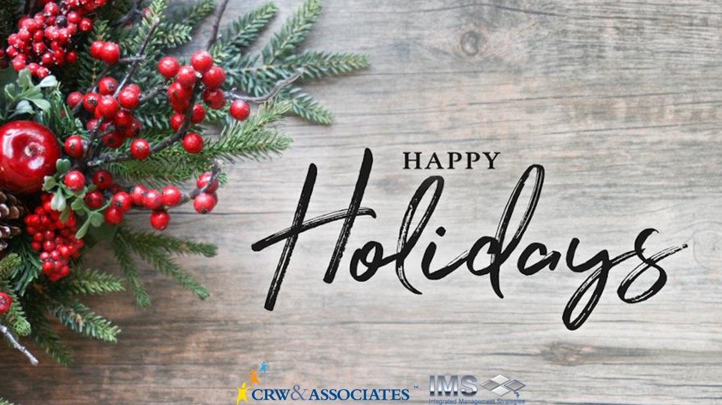 IMS_Strategies's tweet photo. CRW and Associates, LLC would like to wish everyone a Happy Holiday! https://t.co/NH1ysX0AZ0