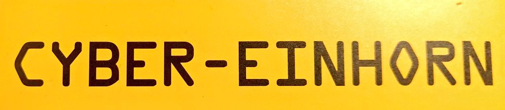 nerdsticker's tweet image. CYBER-EINHORN

#Stickers #rC3 #stickerexchange