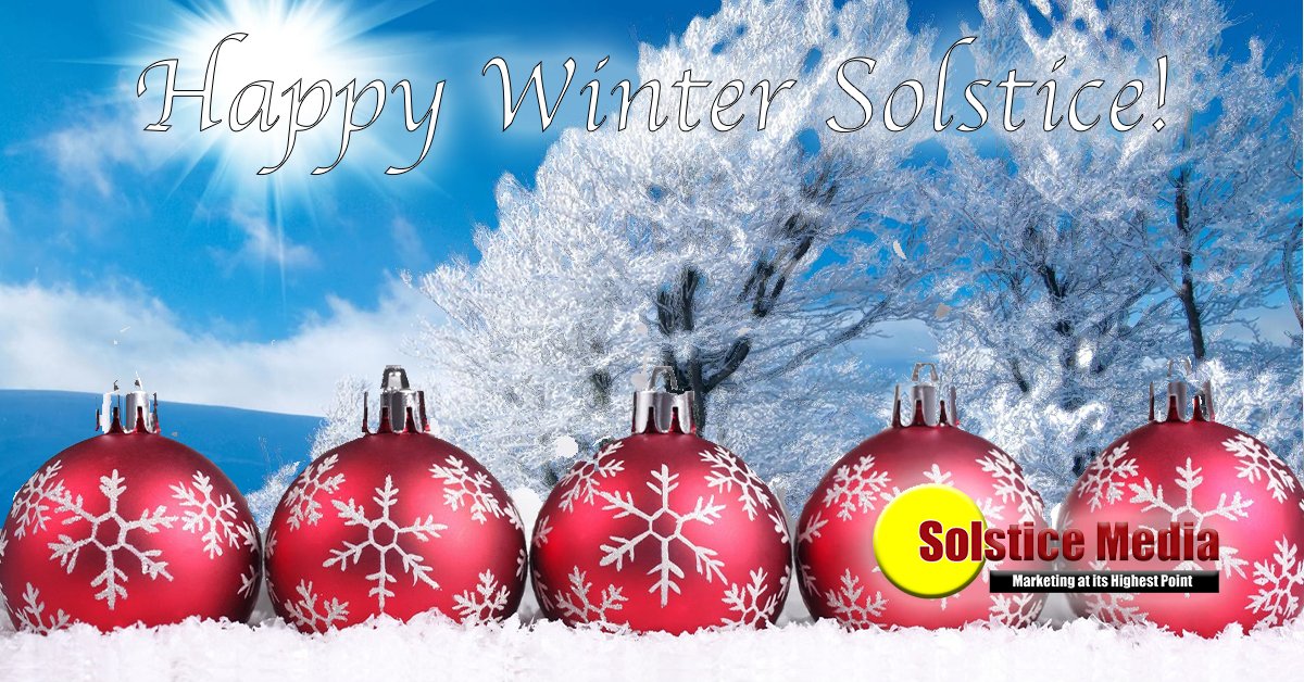 SolsticeMedia's tweet image. Happy Winter Solstice, Everyone!
