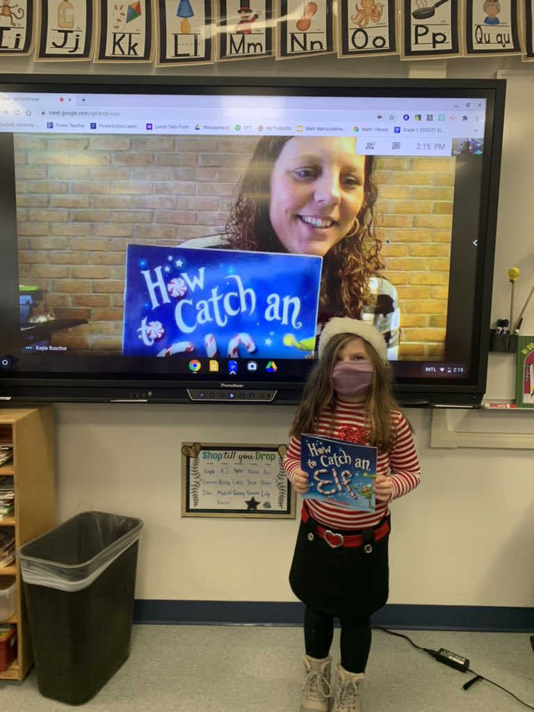 MrsZeises's tweet photo. How to Catch an Elf! What a fun mystery reader! Thank you so much Mrs. Buschor ❄️Our class had so much fun! https://t.co/Z8FpMk2lat