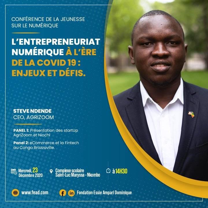 steve111MV's tweet photo. Suivez ce 22 et 23 Décembre en direct sur ma page : https://t.co/UawJ9I5tBV

-> 22 : TechNoel, panel #ECommerce à 11h00 (Lycée d la Revolution)
-> 23 : #Entrepreneuriat numérique (CIRAS)

#ChezMoiAuCongo #Team242 #Congo #Noel #Numerique #AgriZoom #TindaBox #LeCourtier #TindaBoost https://t.co/3AMMz4y4Lc