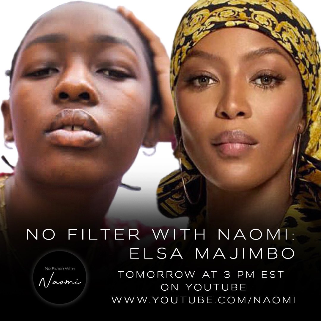 Join me and the amazing #tiktok star Elsa Majibo tomorrow on a brand new episode of #nofilterwithnaomi! We discuss comedy, making people laugh and her future plans. See you tomorrow! #NoFilterTuesday