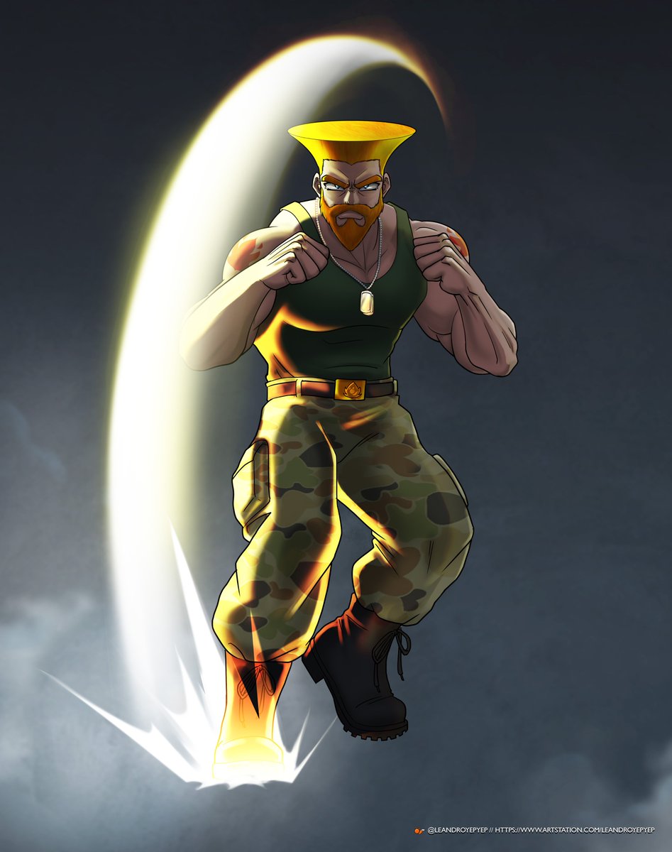 LeandroYep's tweet photo. #streetfighter #guile Commission for Nic! He has a kickass character! [ #guiletheme playing ]
Based on an actual Guile figure! #capcom https://t.co/UD2MpnAbaq