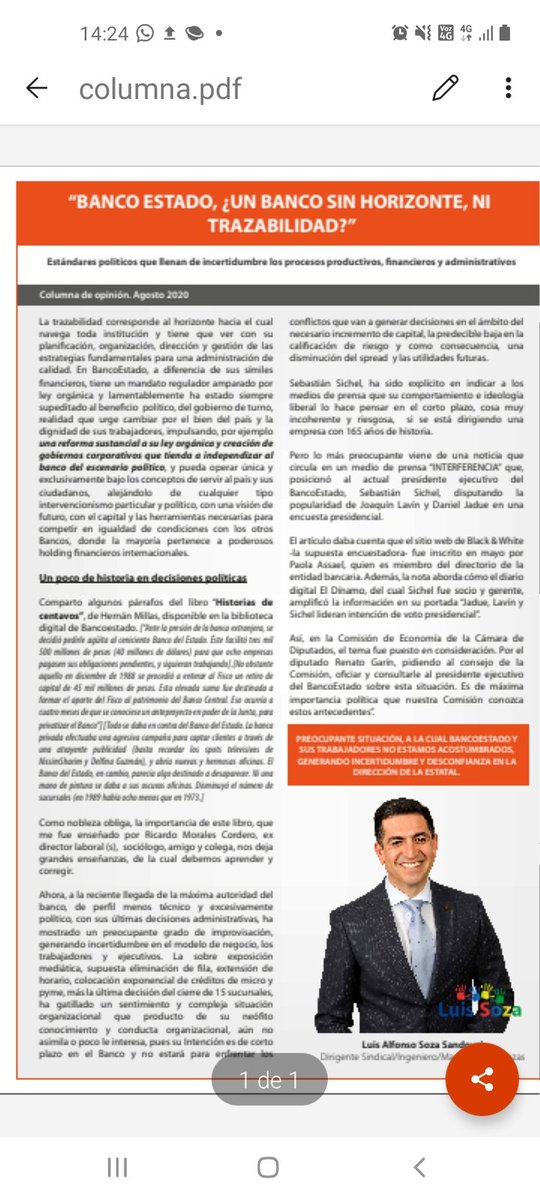 luissozaoficial's tweet photo. @GarinDiputado Hola Renato, consulta que paso con la investigación de la cámara, referente a encuesta trucha de Sichel? https://t.co/AYPMY6Y8O0