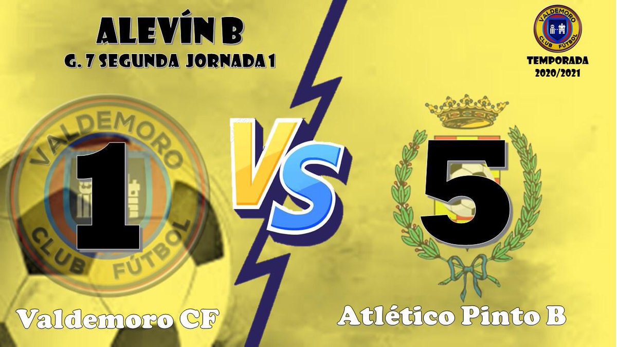 🟡🔵🟡RESULTADOS DEL FINDE🟡🔵🟡
Aquí tenemos los resultados correspondientes a la jornada 1 del Prebenjamín B, Alevín B y Juvenil Femenino.¡Vamos Valdemoro!💪💪💪

#noesgrandeaquelquenuncafallasinoelquenuncasedaporvencido

#valdemoroesamarillo #valdemorocf #futbolmadrid