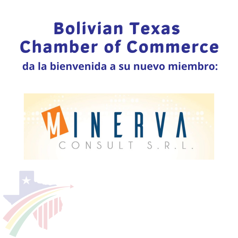 La Cámara Boliviana de Comercio en Texas tiene el gusto de dar la bienvenida a nuestro nuevo miembro "Minerva Consult S.R.L.", expertos en temas contables y tributarios.

facebook.com/minervaconsult…
minerva-consult.com