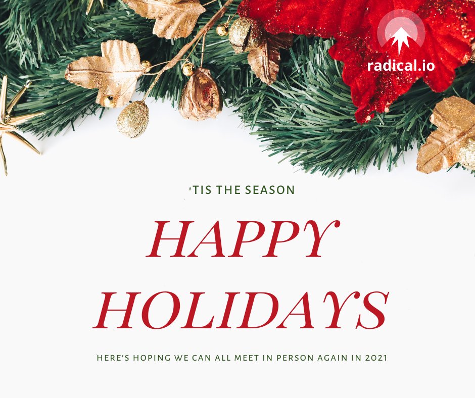 🌲Happy Holidays! Here's hoping we can all meet in person again in 2021.⭐️