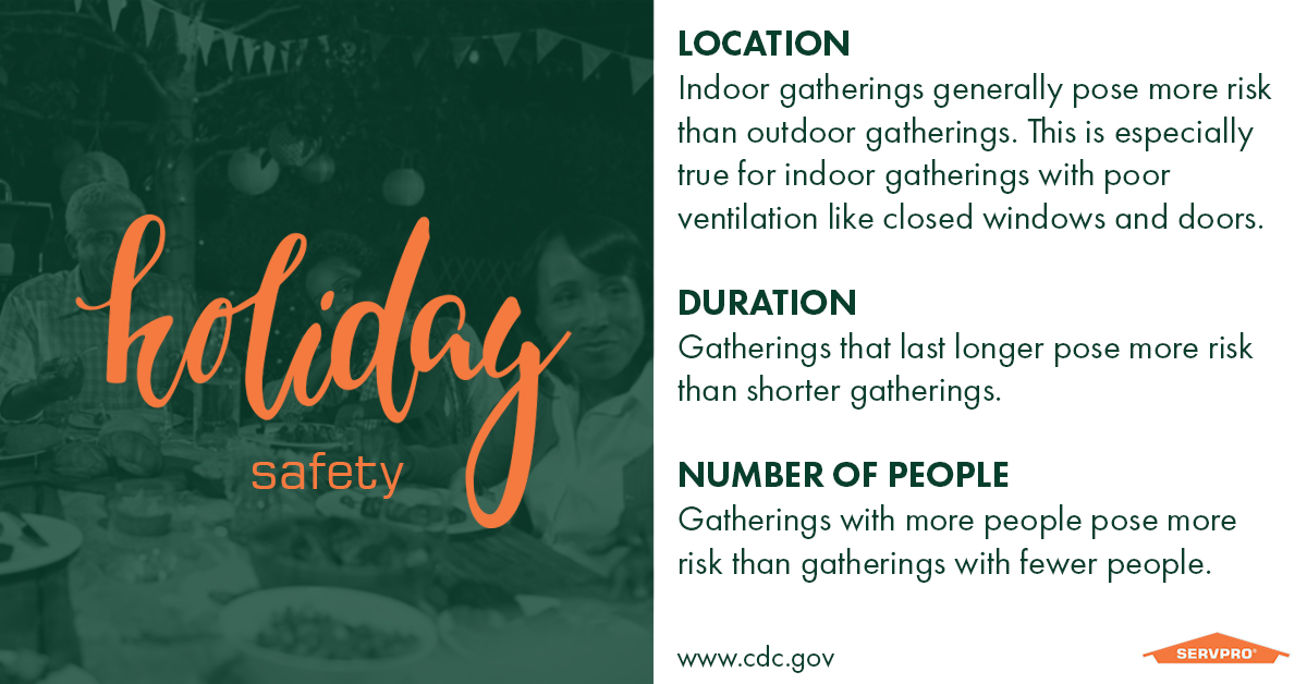 The holidays will look different for all of us this year. Here are a few tips to keep in mind to keep you and your family safe this holiday season.