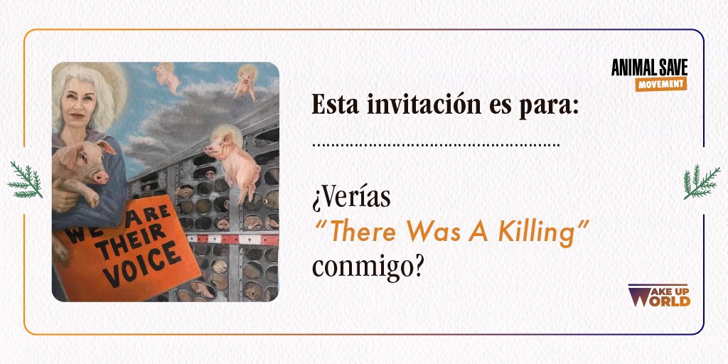 cdmxanimalsve's tweet photo. Etiqueta a la(s) persona(s) que te gustaría asistieran contigo a una vigilia o realizaran alguna actividad.

#WakeUpWorld #MéxicoSinMataderos #CDMXAnimalSave #DerechosAnimales #Amor #Amistad https://t.co/QPnHT9vN2i