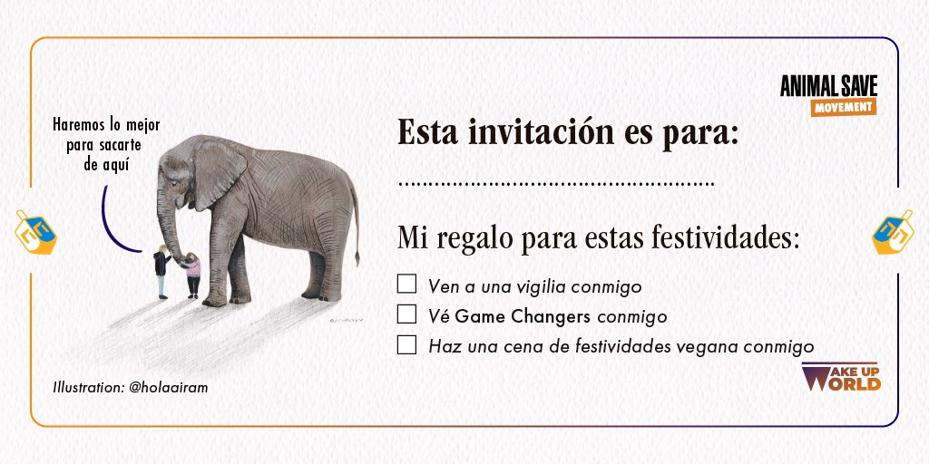 cdmxanimalsve's tweet photo. Etiqueta a la(s) persona(s) que te gustaría asistieran contigo a una vigilia o realizaran alguna actividad.

#WakeUpWorld #MéxicoSinMataderos #CDMXAnimalSave #DerechosAnimales #Amor #Amistad https://t.co/QPnHT9vN2i