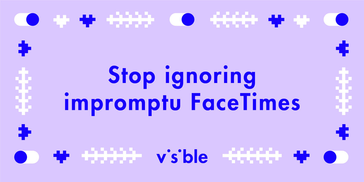 Visible's tweet photo. REMINDER: You can’t hit the “decline” button forever.
So next time Grandma wants some good ‘ol face-to-face screentime, go ahead and pick-up that call. It’s what the spirit of #Connecticus is all about 💙
Is this *your* #Connecticus resolution too?! We want the deets 👇 https://t.co/hxTUGexueT