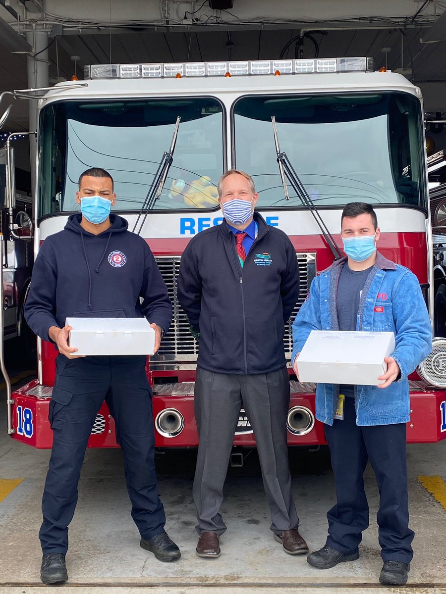 StormAmbCorp's tweet photo. A big thank you to Dr Fred Browne from Griffin Hospital for dropping off some treats to our crews. Dr Browne has been a huge help throughout the Valley in navigating the challenges we have faced this year https://t.co/knFh3ZDu3w