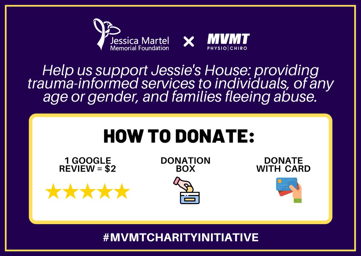 This December, we were incredibly grateful to be chosen as the charity of the month at MVMT Physio &amp; Chiro 💜 Thank you to the amazing community for your support! stalbertphysiotherapy.com