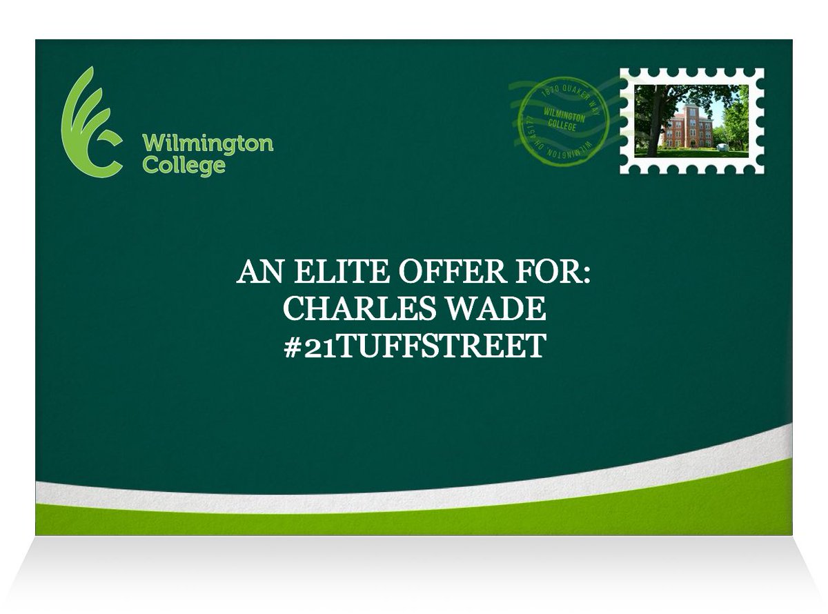 CharlesWade02's tweet photo. Blessed to receive my first offer from @DubC_Football Thank You @Coach_ByrneDubC @coachR_Brown https://t.co/NtsLBpbgO9