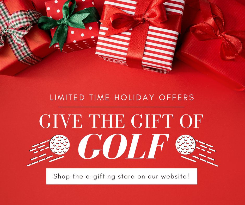 AnnbriarGC's tweet photo. Shopping during the holiday season isn’t always easy. For the golfer in your life, we have the perfect solution. Visit our gift menu and find the perfect gift to tee up here: https://t.co/DBq6UF5RLX