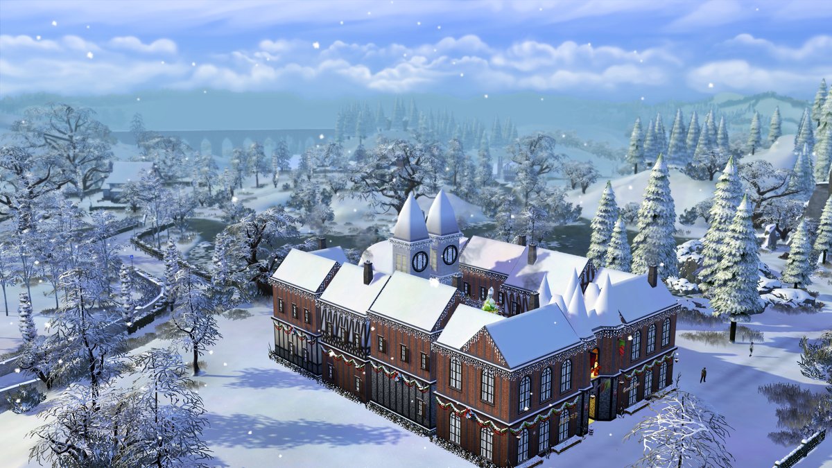 reverlautre's tweet photo. Je viens de partager " Jingle Bells " une place de village avec magasins, bar, discothèque, patinoire & quatre maisons. #nocc #moveobjects #creationfrancaise #maxis #eagame #reverlautre #noel #thesims4 #thesims #sims4 #sims #showusyourbuilds https://t.co/GTD4FybEEb https://t.co/MX6OeZJ7EK