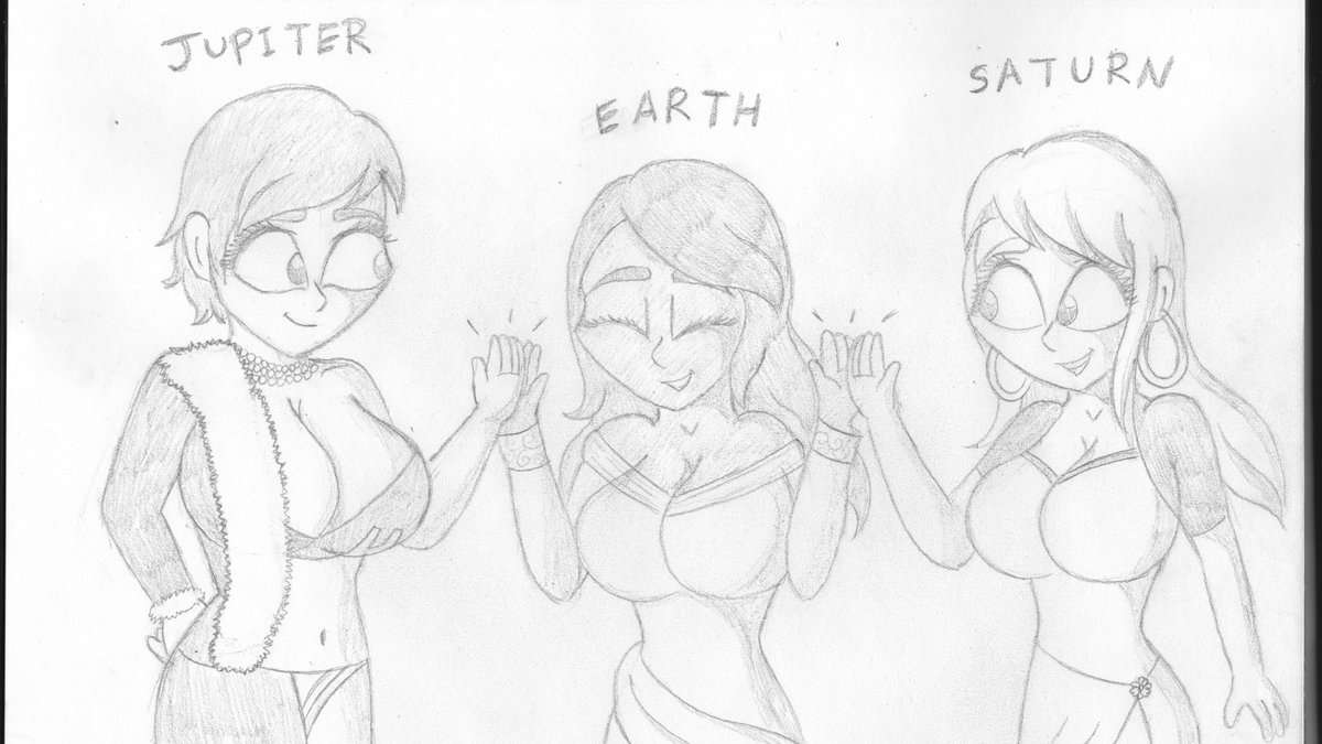 catatouille101's tweet photo. What better way to celebrate the #PlanetaryAlignment than to turn the planets into waifus?

FULL RES: https://t.co/yRYmv4EADu
INSTA: https://t.co/0prxhb1LF3

#planetwaifu #characterdesign #traditionalart #humanplanets #planetthot https://t.co/FQWNkcmvLO