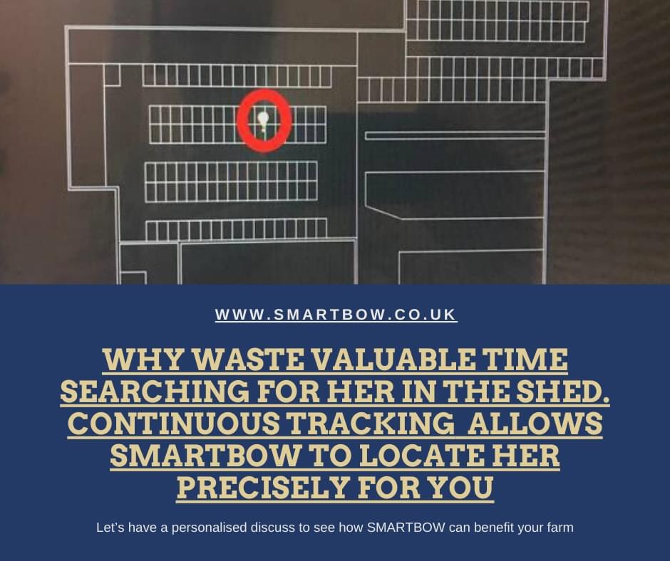 Real-time location tracking, just one of the features that make SMARTBOW the most advanced dairy cow monitoring system smartbow.co.uk
