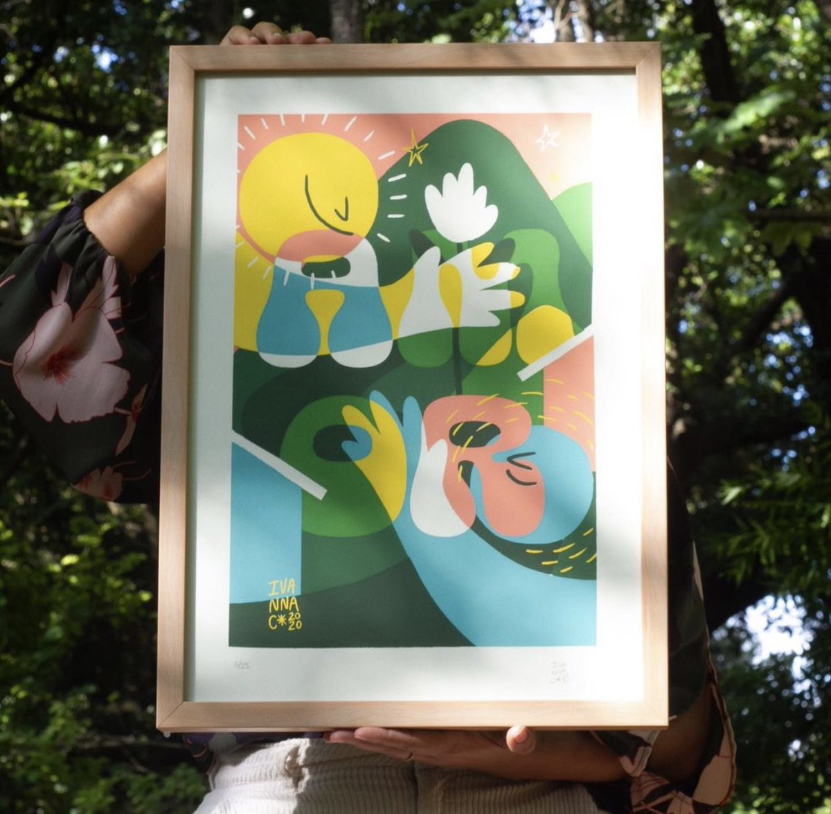 lwdrd's tweet image. Serigrafía por Ivanna Candelier ☀️ #SupportLocalLadies