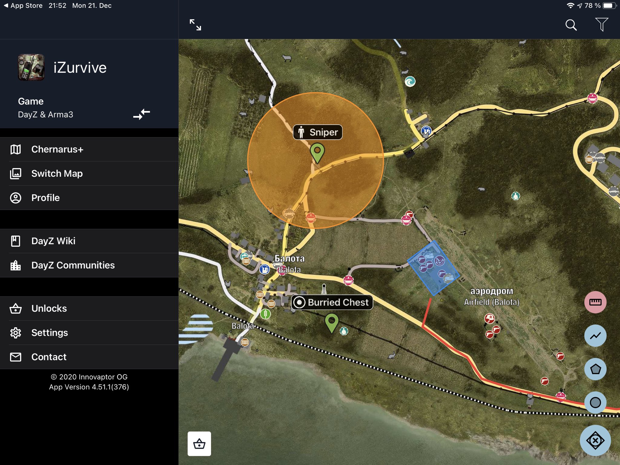 iZurvive - DayZ Maps on the App Store