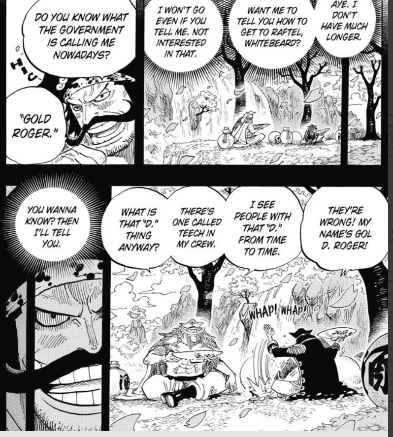 We know that the discussion regarding the Will of D between WB and Roger in chapter 576 took place sometime before Oden's death since Oden was able to receive news of Roger's death before the hour of legends. Therefore, WB knew everything before Oden's death and anytime after.